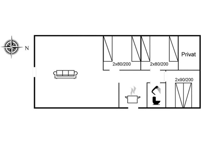 Hakun - 4km From The Sea By Interhome Дом отдыха